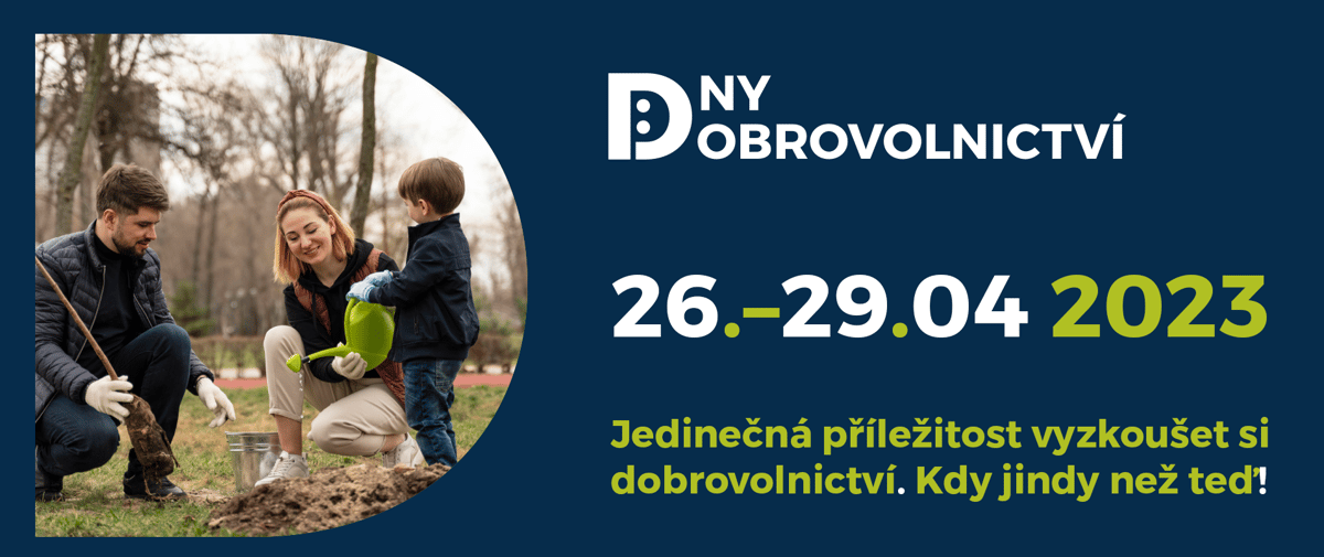 Šest krajů po celém Česku. 26. – 29. dubna proběhne kampaň Dny dobrovolnictví