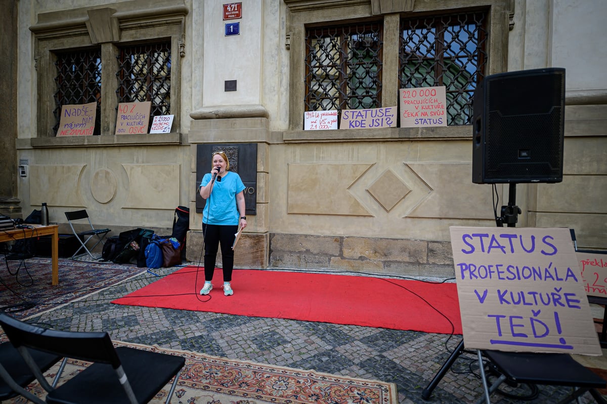 Kulturní organizace upozorňují na nevyhovující pracovní podmínky a požadují přijetí zákona o statusu umělce
