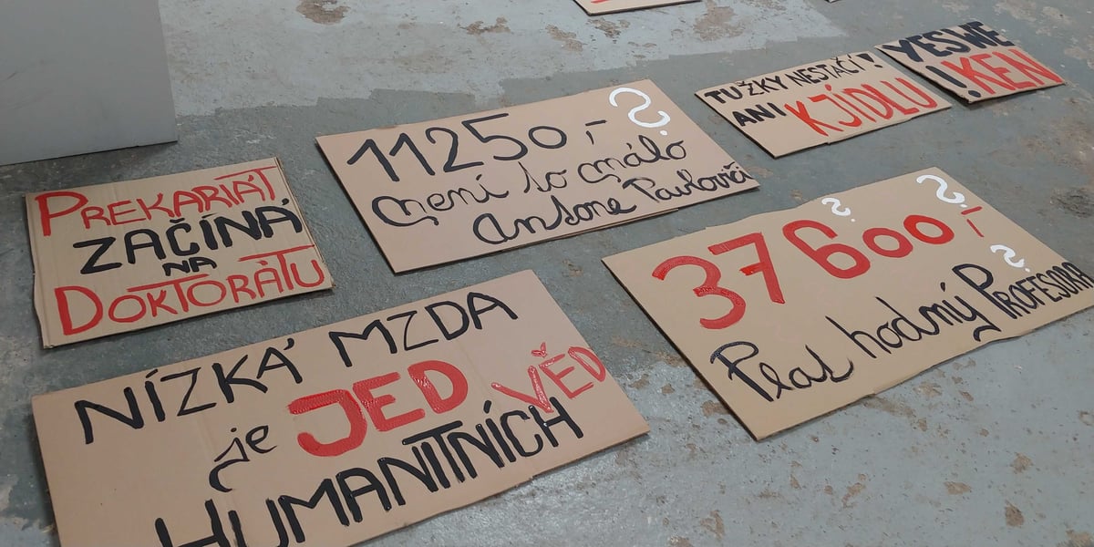 Protesty na akademické půdě: Studenti a akademici chtějí lepší financování humanitních oborů