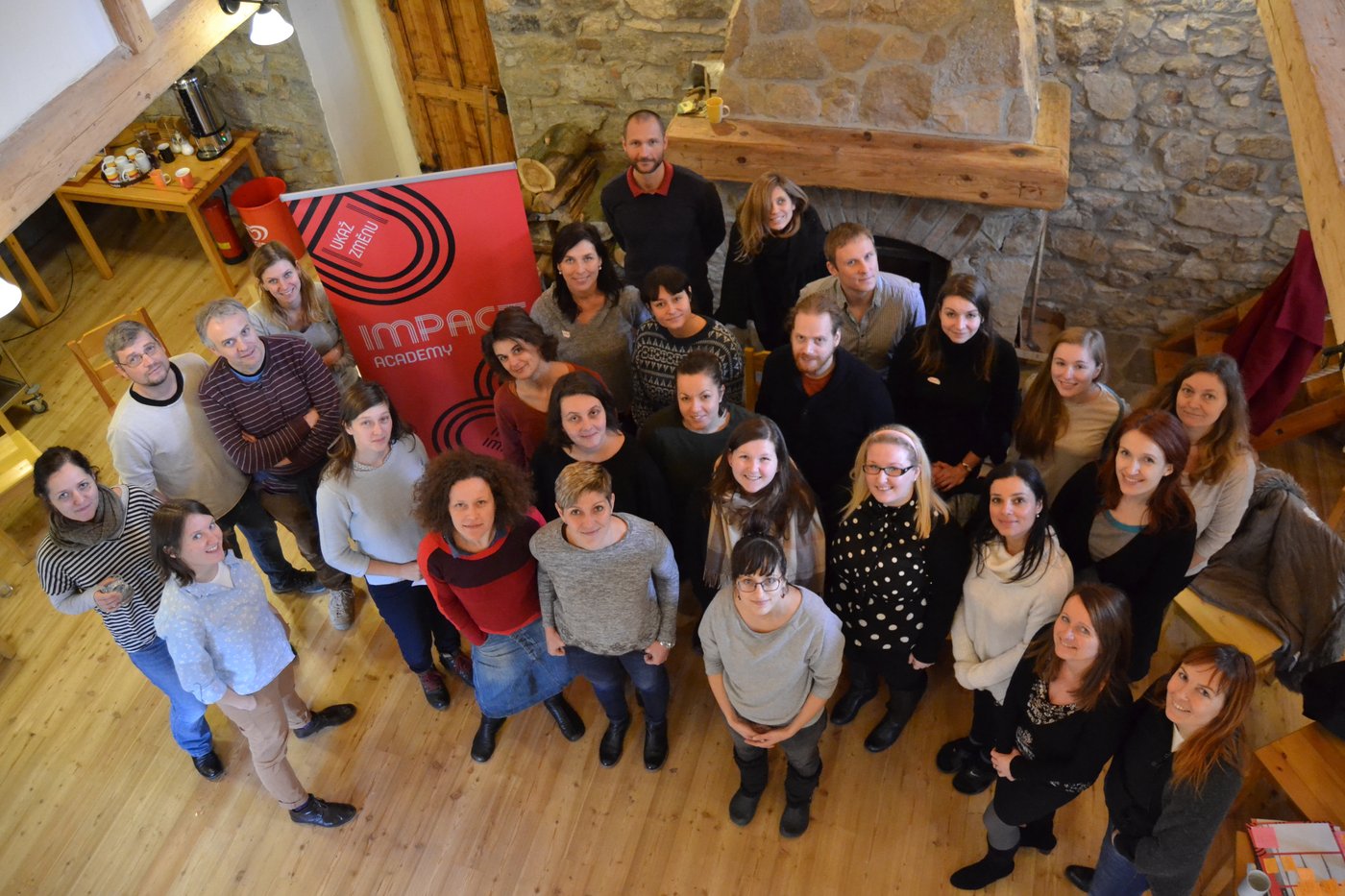 Účastníci Impact Academy připravení na dopad. Zdroj: Impact Academy