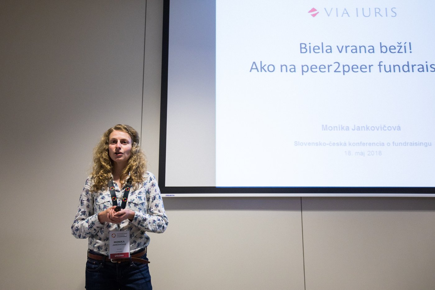 Monika Jankovičová o tom, že peer-to-peer kampaň je běh na dlouhou trať, který se vyplatí. Foto: Rastislav Blaško