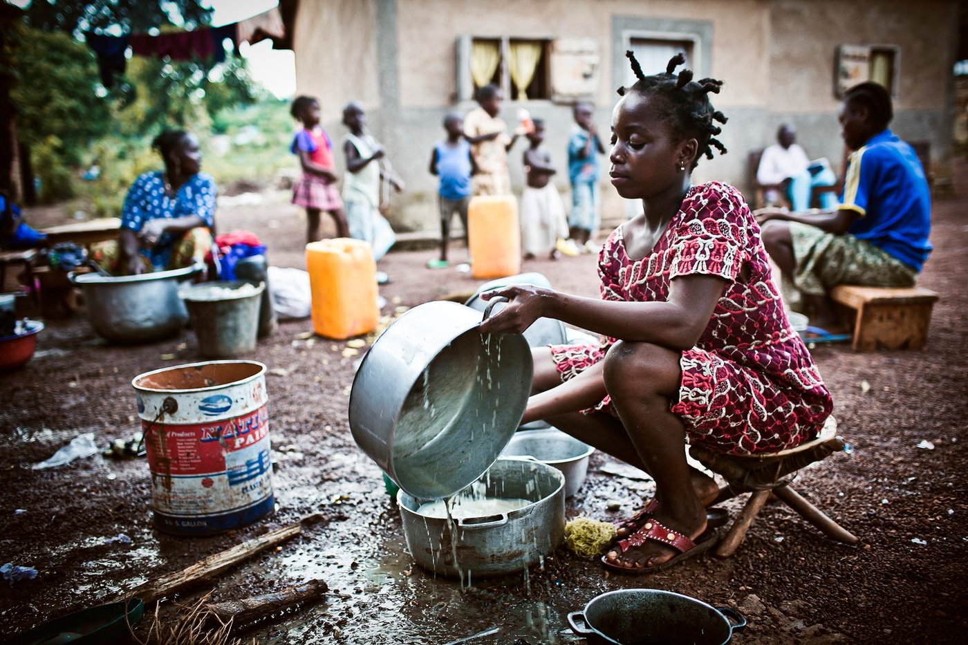 Středoafrická republika patří mezi nejchudší země světa. Foto: Water for Good