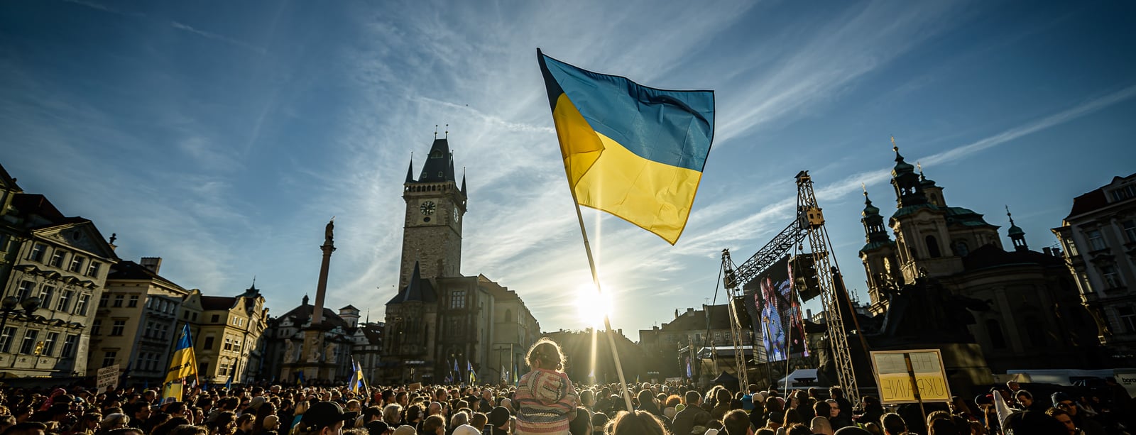 Nevládní organizace pořádají akci na podporu Ukrajiny, účast přislíbil prezident