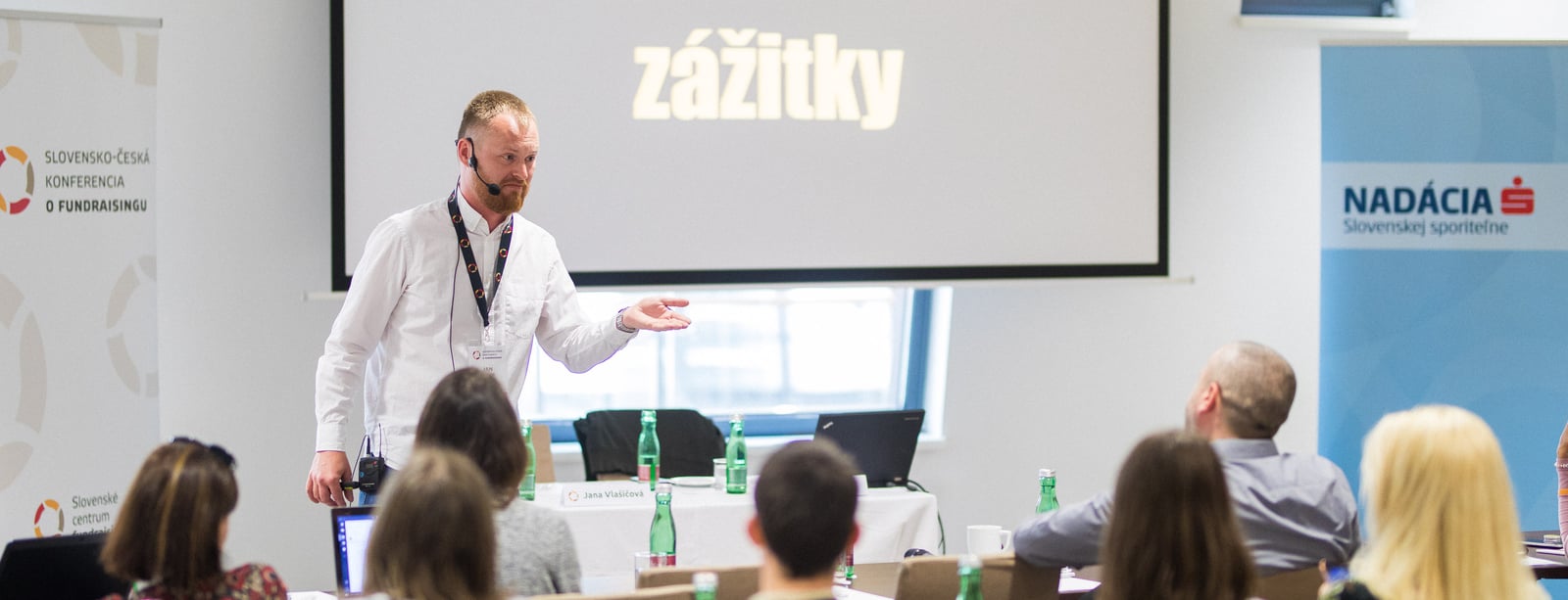Jan Gregor o zážitcích ve fundraisingu. Foto: Rastislav Blaško