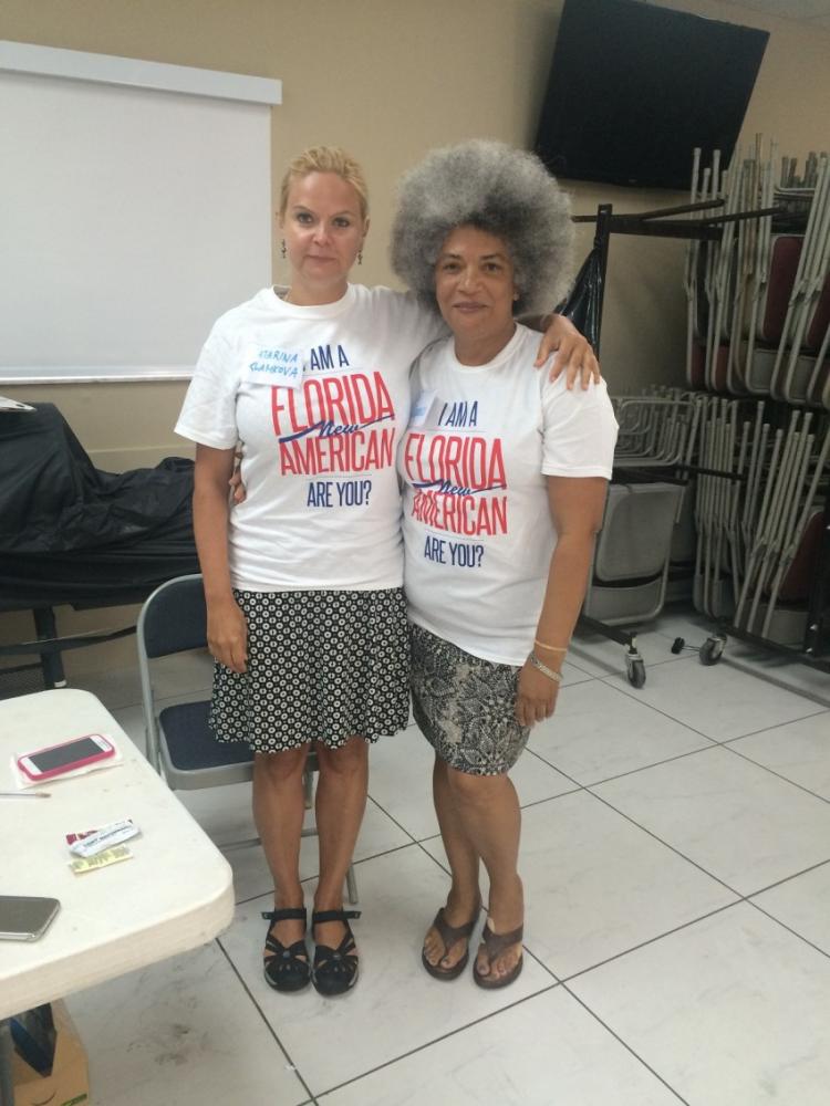Florida Americans! - Katarína s americkou kolegyní. Foto: Archiv Kataríny Klamkové